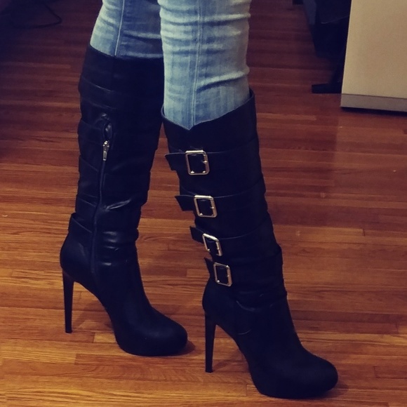 & Other Stories Shoes - Black Stiletto Heeled Boots